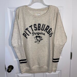 Pittsburgh Penguins Sweatshirt with Sparkle Lettering.